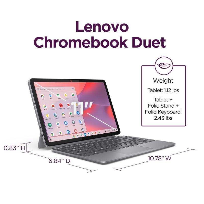 Notebook Lenovo Chromebook Duet 2025 10,95